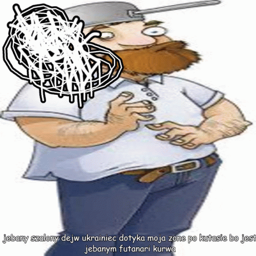 Pusak Grind : Jebany Szalony Dejw Ukrainiec Dotyka Moja Zone po Kutasie bo Jest Jebanym Futanari Kurwa